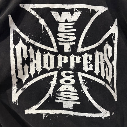 WEST COAST CHOPPERS ウェストコーストチョッパーズ アイアンクロス スウェットフーディー パーカー (M)/B4134R-SO