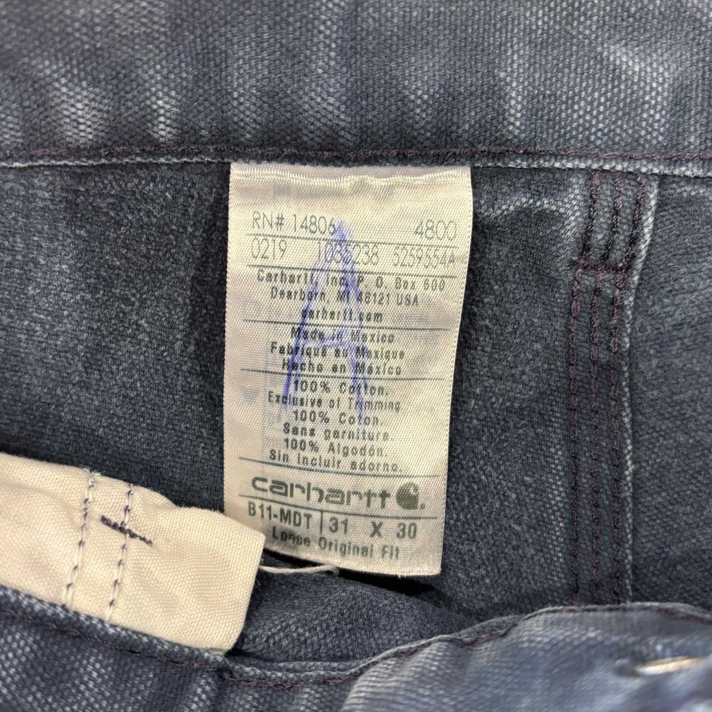 00's Carhartt カーハート ダックペインターパンツ B11 MDT ネイビー(31×30)/A7349P-SO