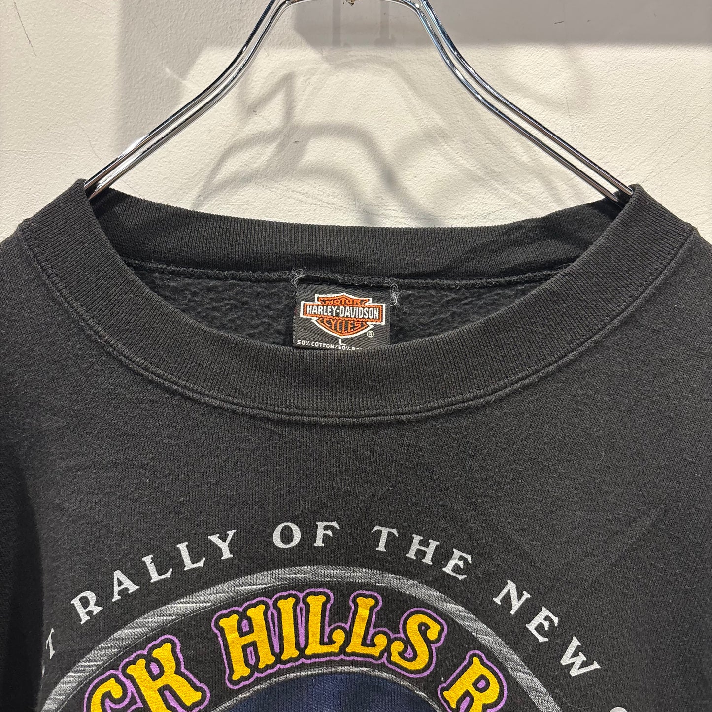 00's Harley-Davidson ハーレーダビッドソン 第60回 スタージス・モーターサイクル・ラリー オリジナル スウェット ブラック(L)/C0302R-SO
