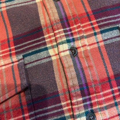 00's Polo ラルフローレン "STANFIELD"ライトネルシャツ エルボーパッチ(XL))A7689SH-SO