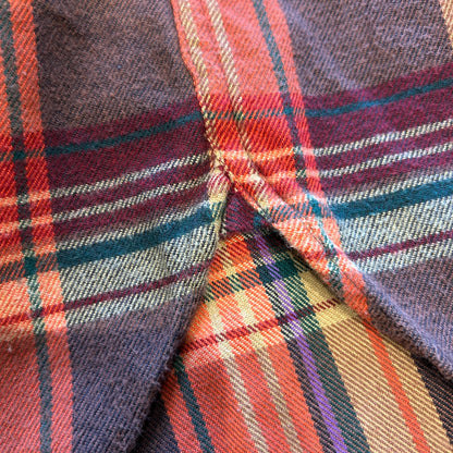 00's Polo ラルフローレン "STANFIELD"ライトネルシャツ エルボーパッチ(XL))A7689SH-SO