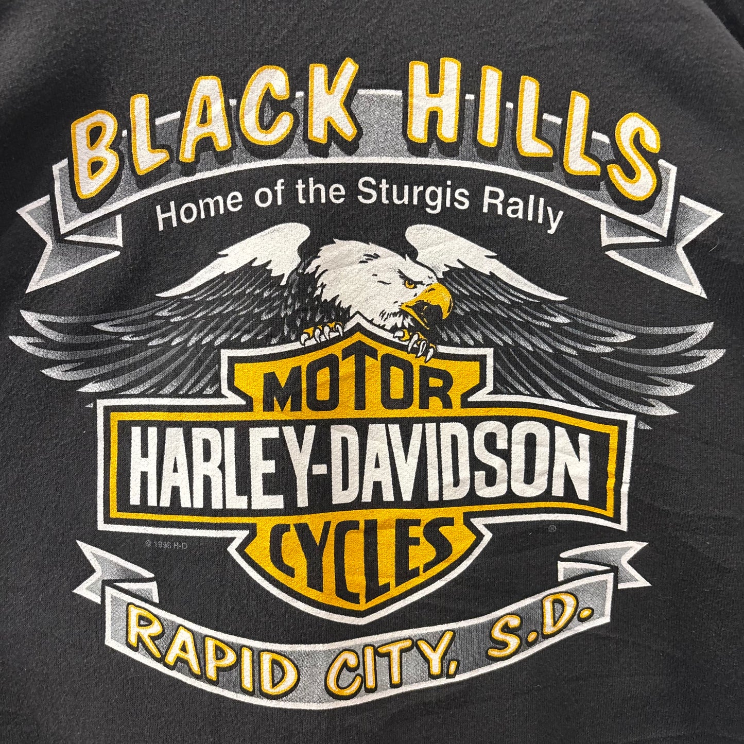 00's Harley-Davidson ハーレーダビッドソン 第60回 スタージス・モーターサイクル・ラリー オリジナル スウェット ブラック(L)/C0302R-SO