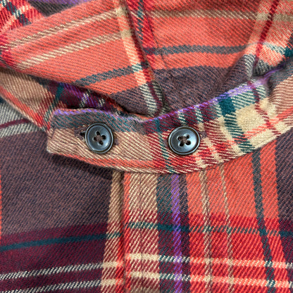 00's Polo ラルフローレン "STANFIELD"ライトネルシャツ エルボーパッチ(XL))A7689SH-SO