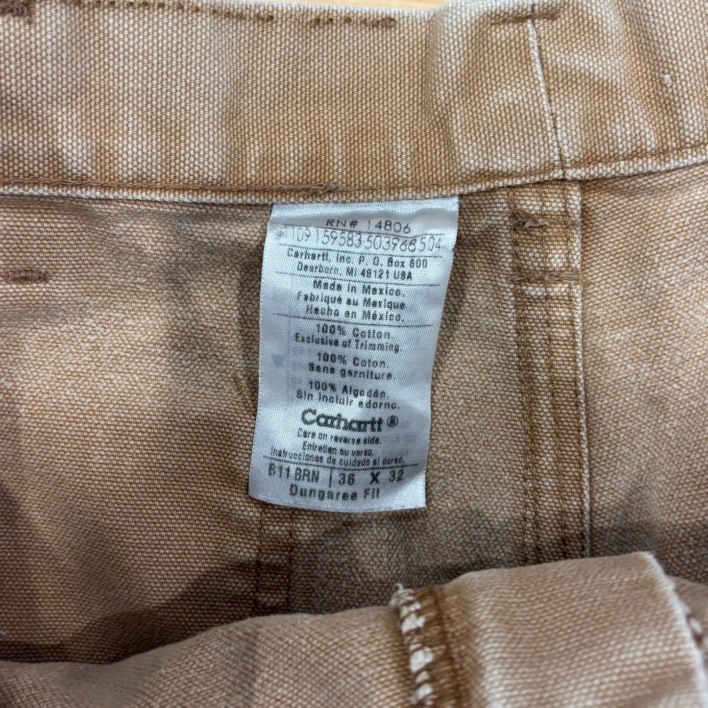 00's Carhartt カーハート ダックペインターパンツ B11 BRN(36×32)/B2629P-SO