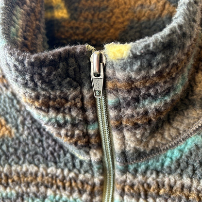90's Patagonia パタゴニア シャーリングシンチラセーター アナトリア柄 フリース (XL)/C0093F-SO