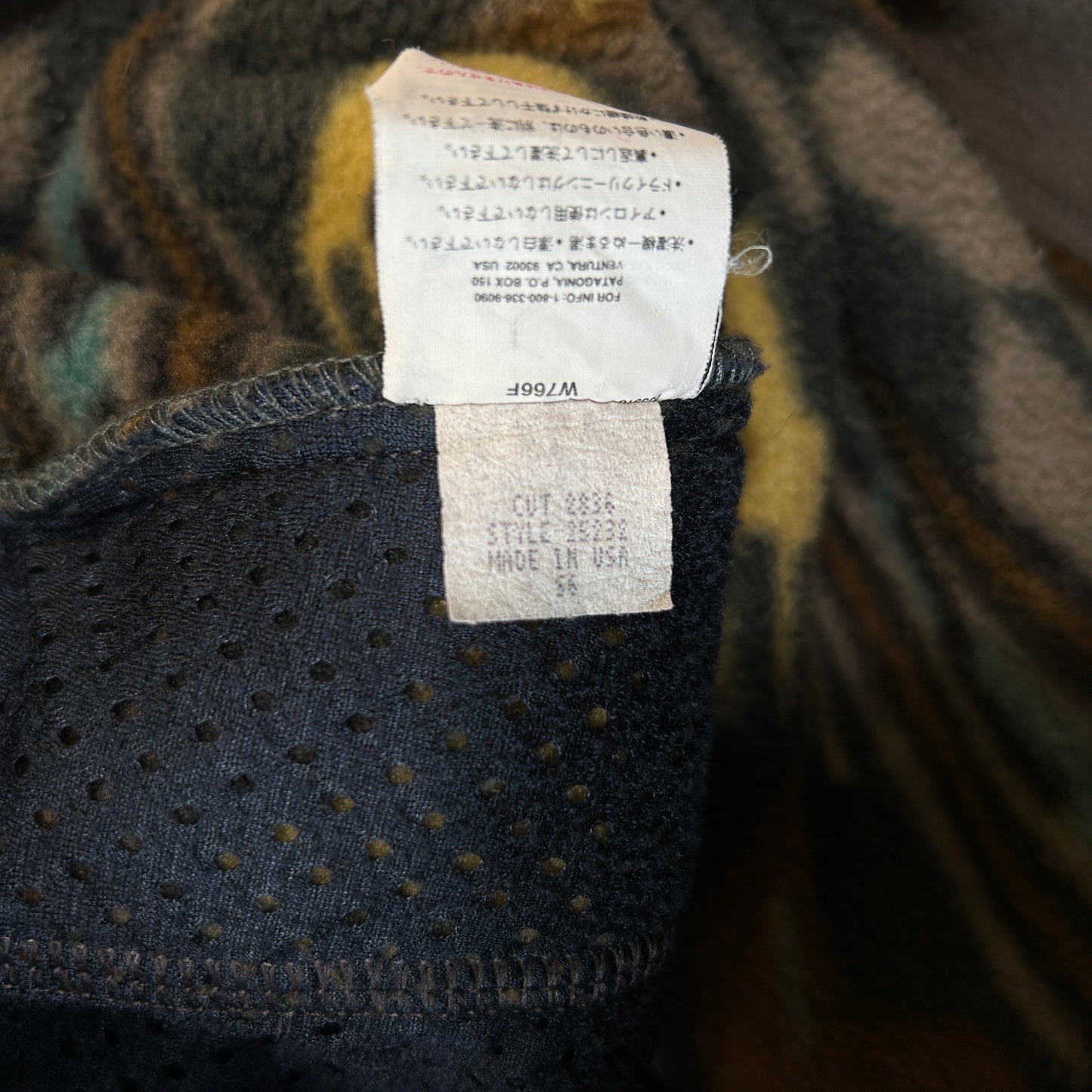 90's Patagonia パタゴニア シャーリングシンチラセーター アナトリア柄 フリース (XL)/C0093F-SO