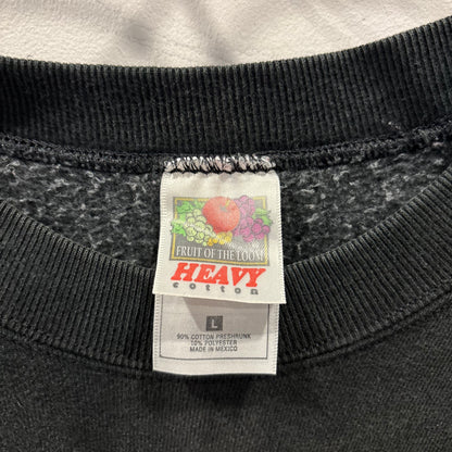 90's FRUIT OF THE LOOM マクドナルド アドバタイジング スウェット 企業系 ブラック(L)/B4135R-SO