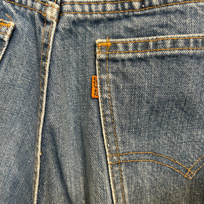 80's Levi's 646 リーバイス オレンジタブ フレアデニムパンツ 青 (W30~31)/A2168P-SO