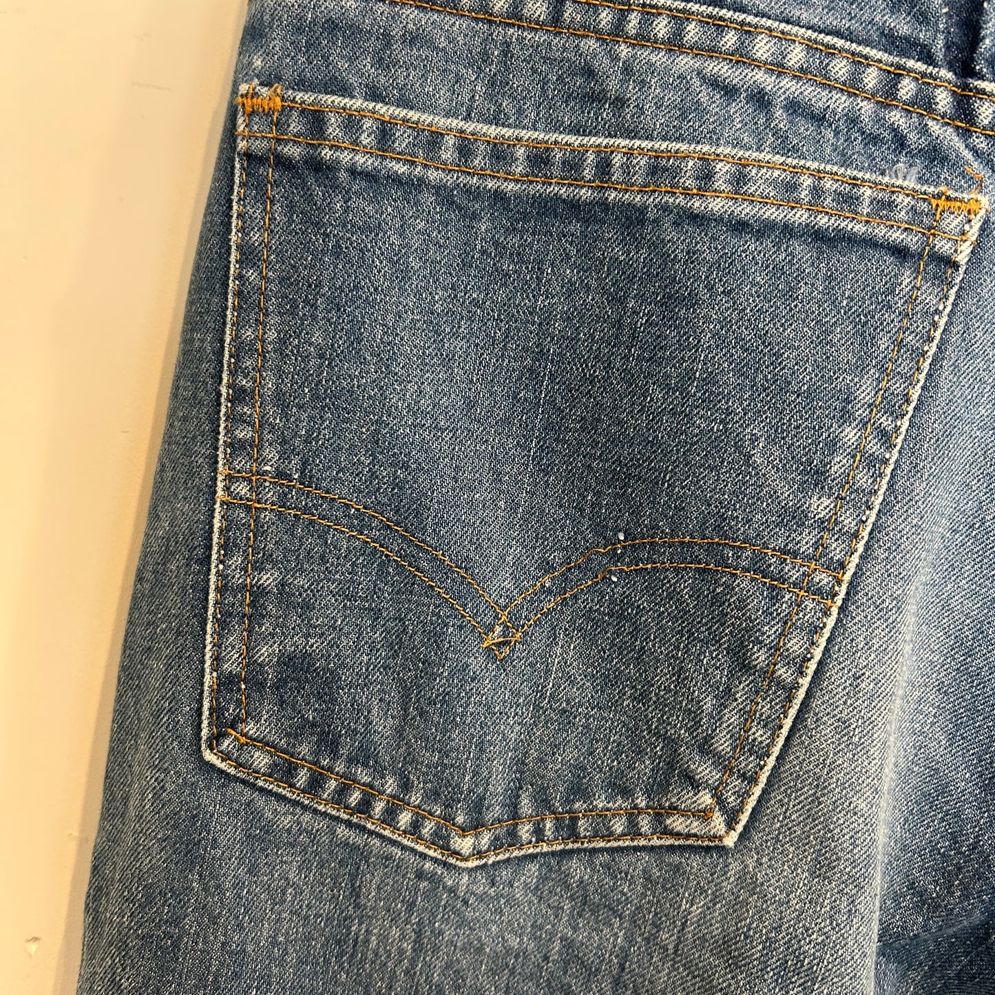 80's Levi's 646 リーバイス オレンジタブ フレアデニムパンツ 青 (W30~31)/A2168P-SO