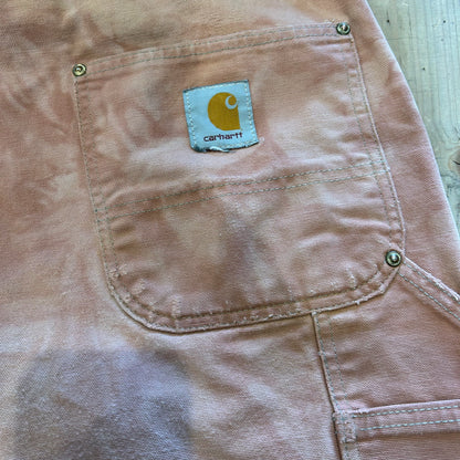 00's Carhartt カーハート ダブルニーパンツ 後染め(サイズ不明)/B1172P-SO