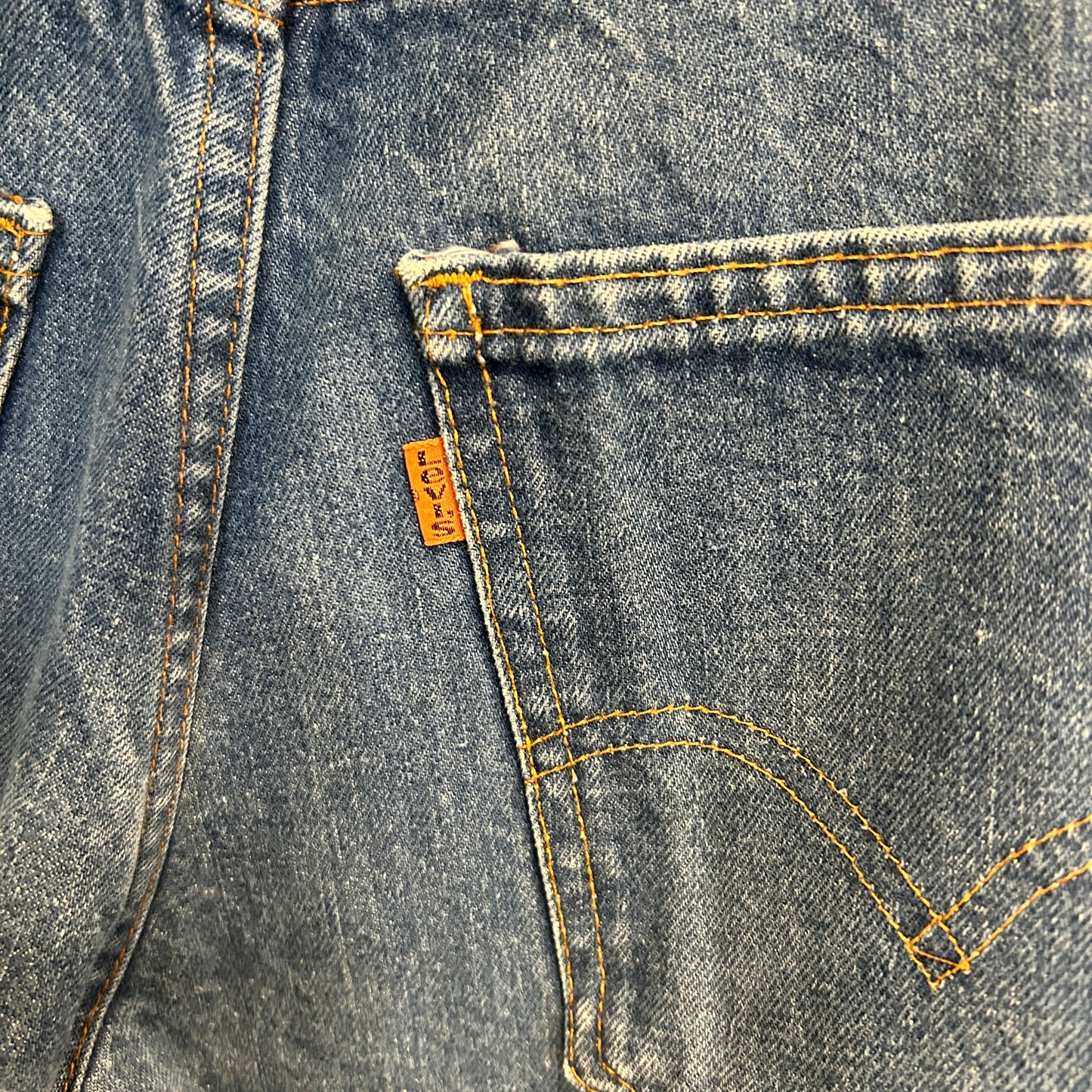 90's Levi's 646 リーバイス オレンジタブ フレアデニムパンツ 青 (30×30)/C1056P-SO