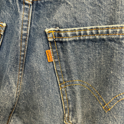 90's Levi's 646 リーバイス オレンジタブ フレアデニムパンツ 青 (30×30)/C1056P-SO