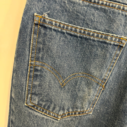 90's Levi's 646 リーバイス オレンジタブ フレアデニムパンツ 青 (30×30)/C1056P-SO