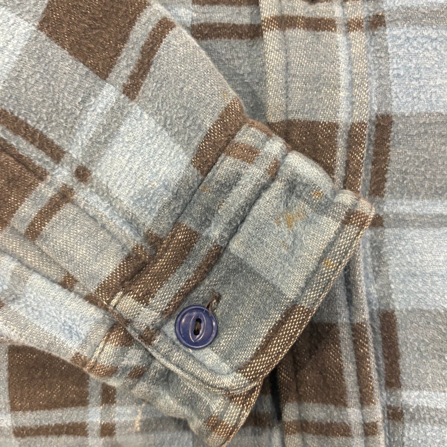 00's Gateway ヘビーフランネルシャツ 黒水色 (M)/A8943S-SO