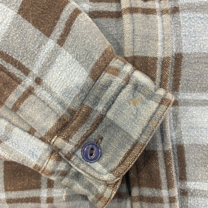 00's Gateway ヘビーフランネルシャツ 黒水色 (M)/A8943S-SO