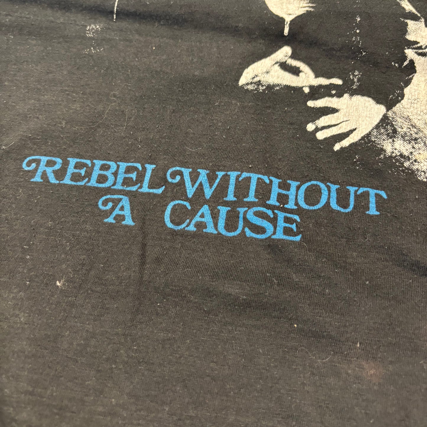 80's JAMES DEAN "REBEL WITHOUT A CAUSE" [理由なき反抗] Tシャツ (L)/A6997T-SO
