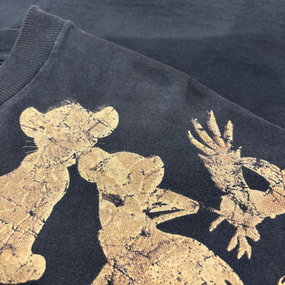 90's Disney THE LION KING 総柄 Tシャツ ブラック (OSFA) /A6559T-SO