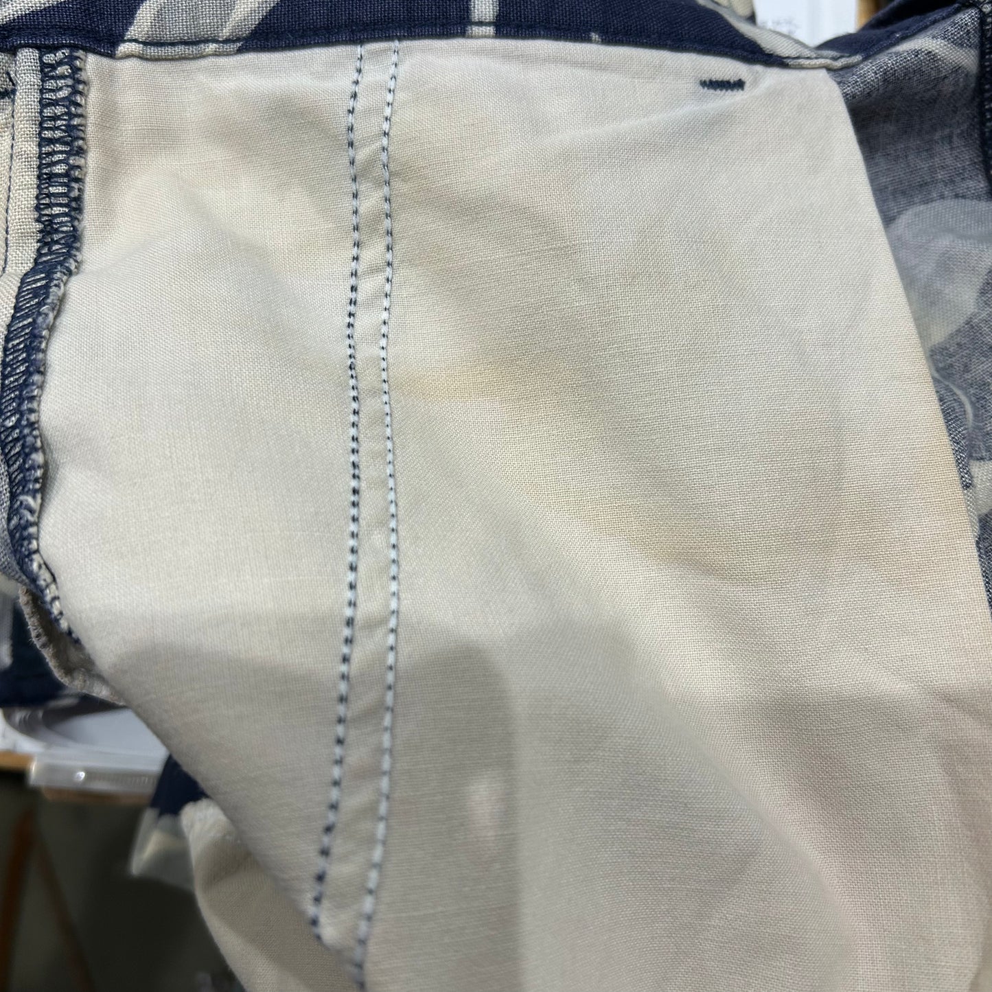 90's Polo Ralph Lauren”THE CLASSIC GOLF SHORT" アロハショーツ リネン/コットン混紡 (W38)/A3910P-SO