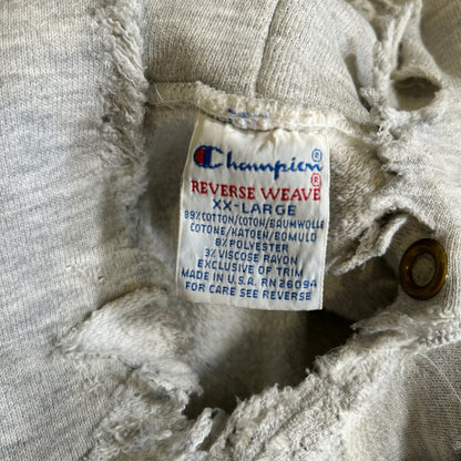 90's Champion Reverse Weave リバースウィーブ スウェットフーディー RUTGERS パーカー(XXL) /A7662R-SO