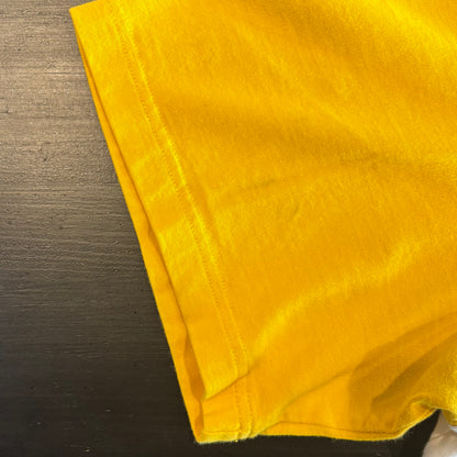 00's Ralph Lauren 半袖ラガーシャツ ポロシャツ 黄白紺 (XL)/B2503T-SO