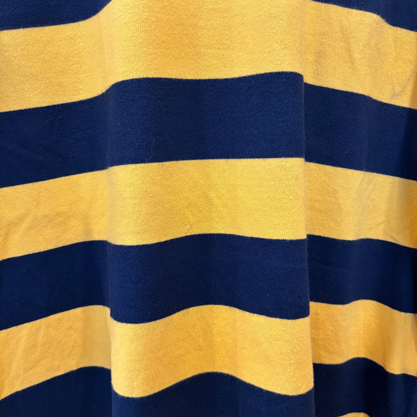 00's Polo by ralph lauren ラルフローレン ボーダーラガーシャツ ネイビー×黄(L)/B0537T-SO
