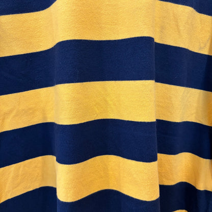 00's Polo by ralph lauren ラルフローレン ボーダーラガーシャツ ネイビー×黄(L)/B0537T-SO