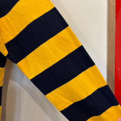 00's Polo by ralph lauren ラルフローレン ボーダーラガーシャツ ネイビー×黄(L)/B0537T-SO