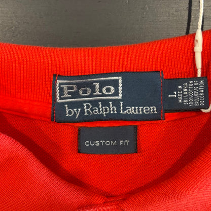00's Ralph Lauren ポロシャツ オレンジ(L)/B2545T-SO