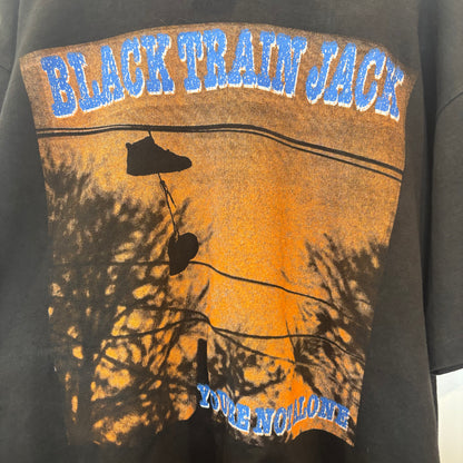 90's Black Train Jack 2ndアルバム "You're Not Alone" バンドTシャツ 黒 (XL)/A3684T-SO