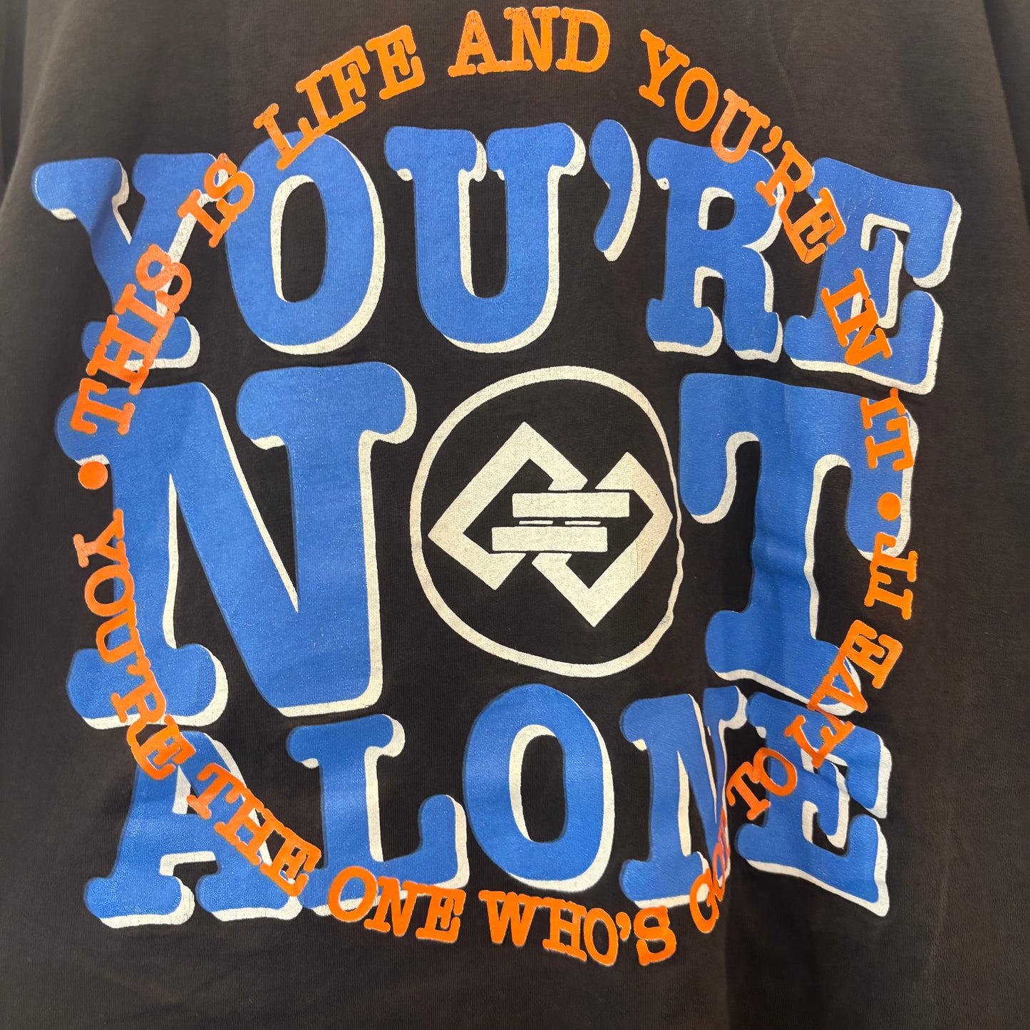90's Black Train Jack 2ndアルバム "You're Not Alone" バンドTシャツ 黒 (XL)/A3684T-SO