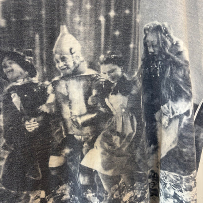90's オズと魔法使い オーバープリントTシャツ 白 (サイズ不明)/B3600T-SO