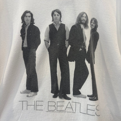 00's All sport THE BEATLES フォトプリント バンドTシャツ 白 (XL)/B3601T-SO