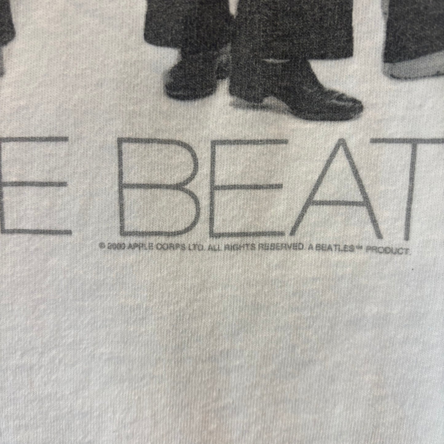 00's All sport THE BEATLES フォトプリント バンドTシャツ 白 (XL)/B3601T-SO