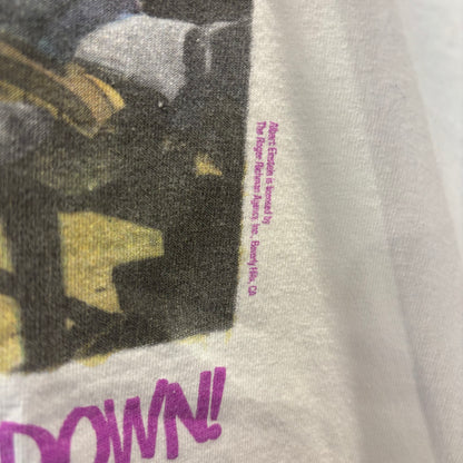 90's アインシュタイン "Don't let Gravity Get You Down!" アートTシャツ 白 (XL)/B3602T-SO