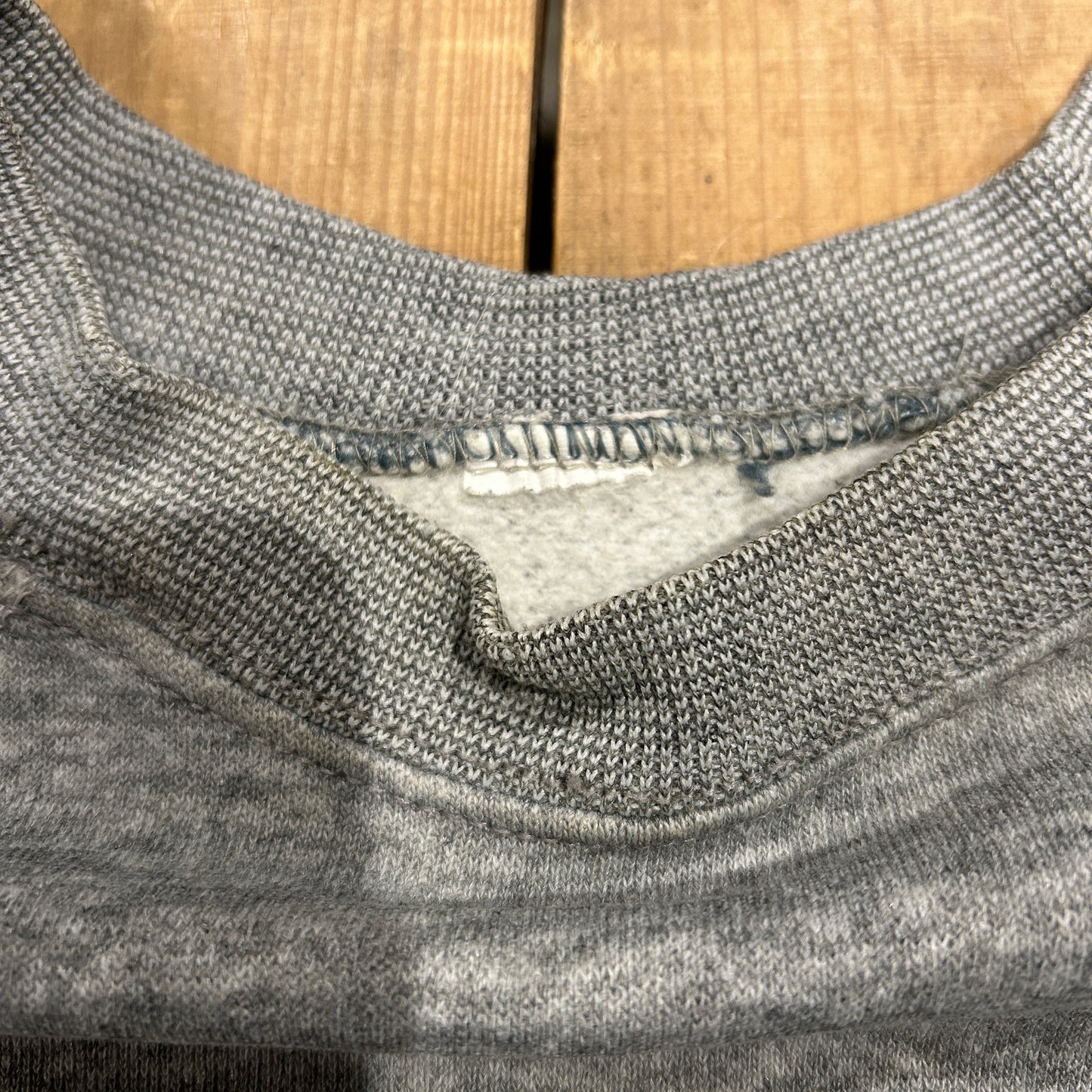 80's~ U.S.NAVY ラグランスウェット 杢グレー /B1544S-SO