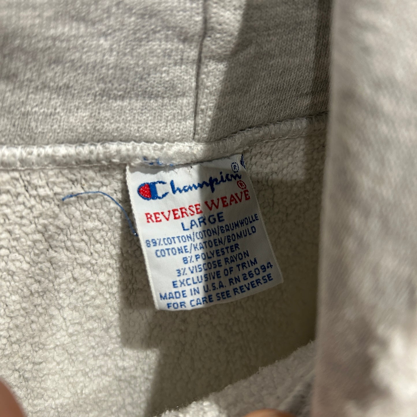 90's Champion Reverse Weave リバースウィーブ スウェットフーディー UW パーカー USA製(L)/A7541R-SO
