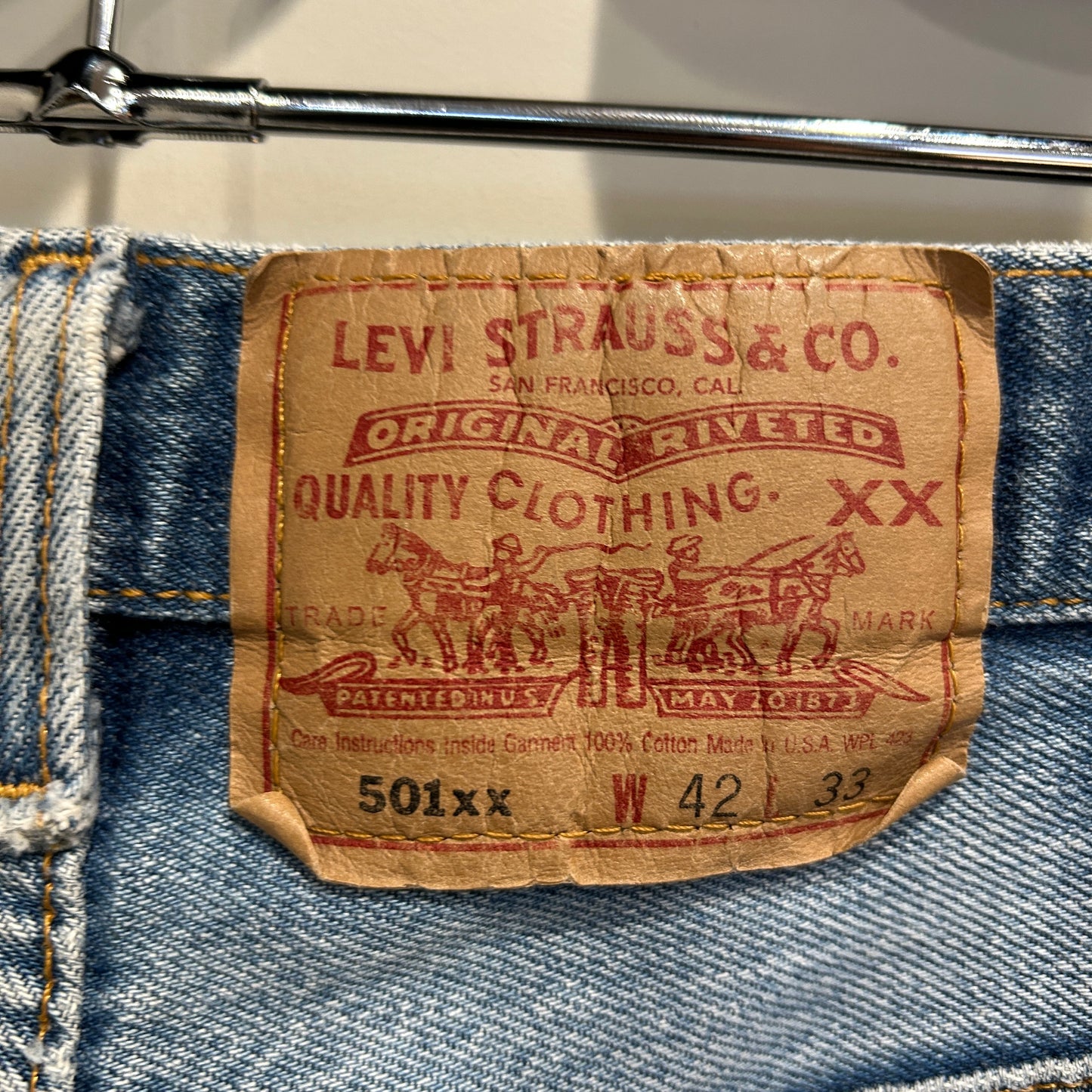 00's Levi's 501 リーバイス デニムパンツ 青 (42×33)/A9713P-SO