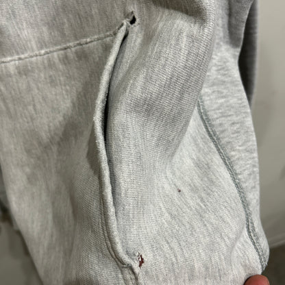 80's Champion Reverse Weave リバースウィーブ NYU スウェットフーディー パーカー(XL)/A7545R-SO