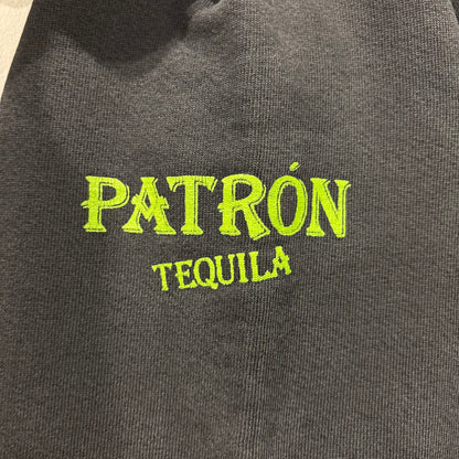 90's SOFFE ソフィー PATRON TEQUILA パトロン 企業 アドバタイジング スウェット 前Vガゼット仕様 ブラック(L)/B4136R-SO