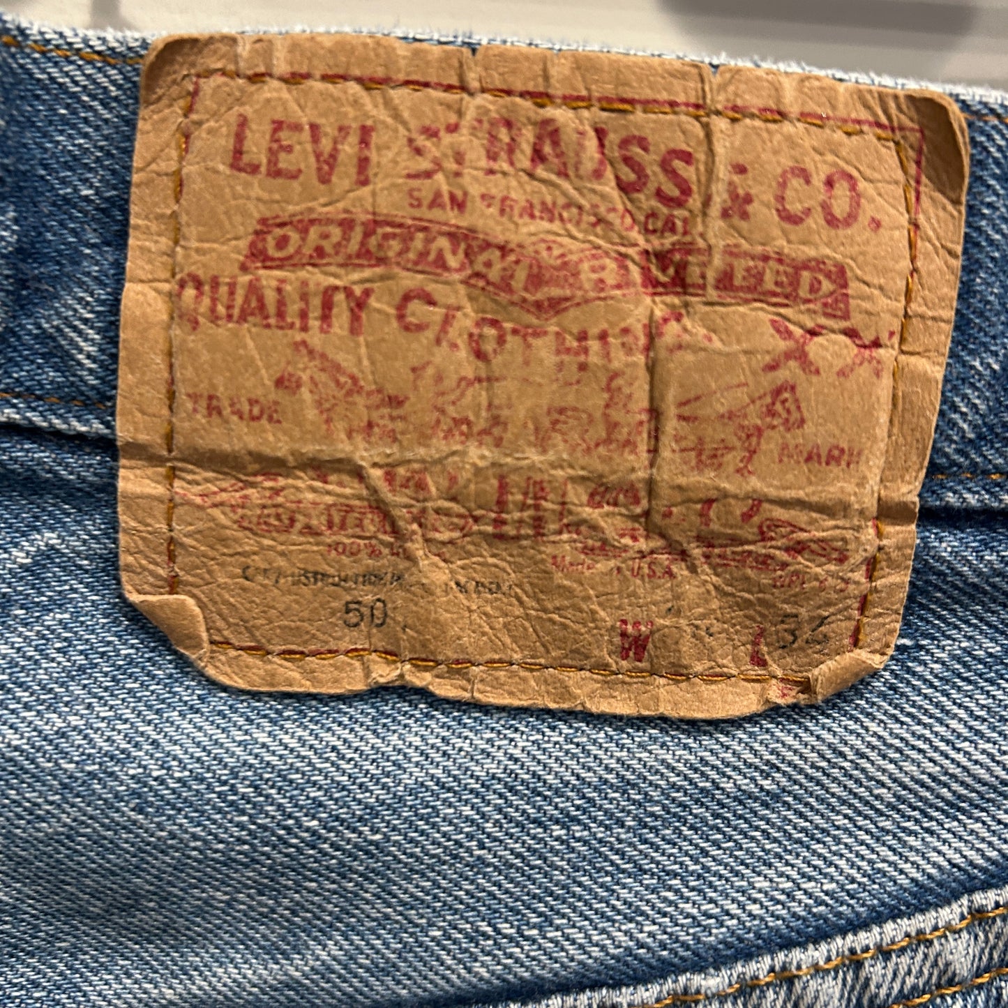 90~00's Levi's 501 リーバイス デニムパンツ 青 (L36)/A9704P-SO