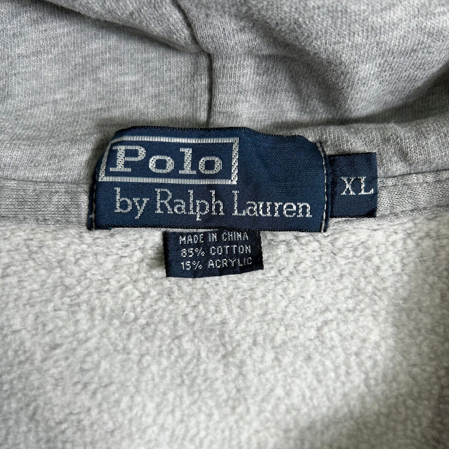 00's  Ralph Lauren ジップアップフーディ グレー (XL)/A4860S-SO