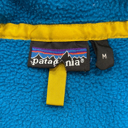 90's Patagonia パタゴニア スナップT フリース ターコイズブルー M /A0756F-SO