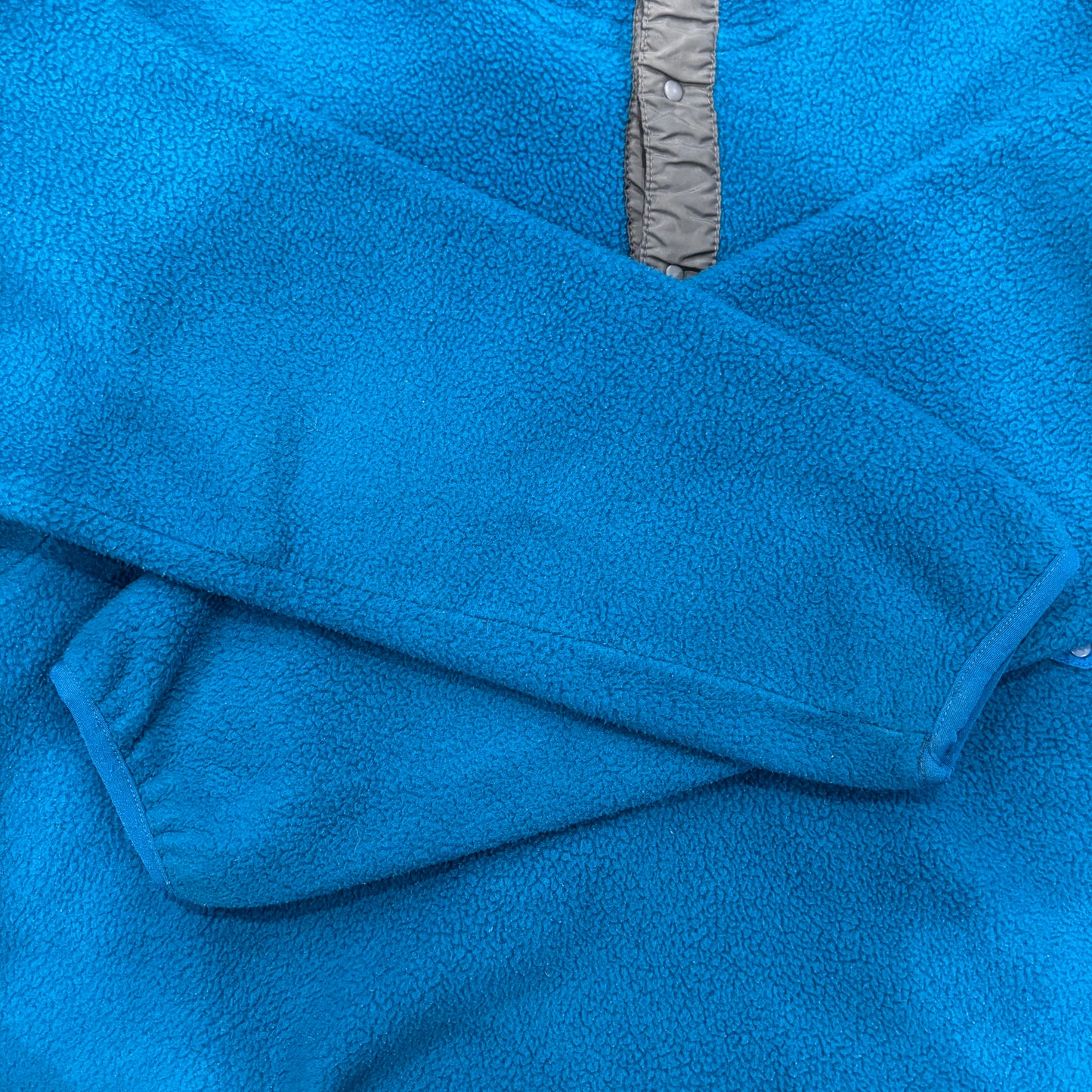 90's Patagonia パタゴニア スナップT フリース ターコイズブルー M /A0756F-SO