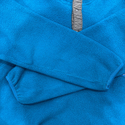 90's Patagonia パタゴニア スナップT フリース ターコイズブルー M /A0756F-SO