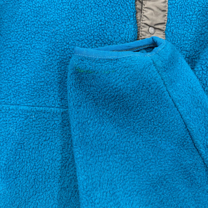 90's Patagonia パタゴニア スナップT フリース ターコイズブルー M /A0756F-SO