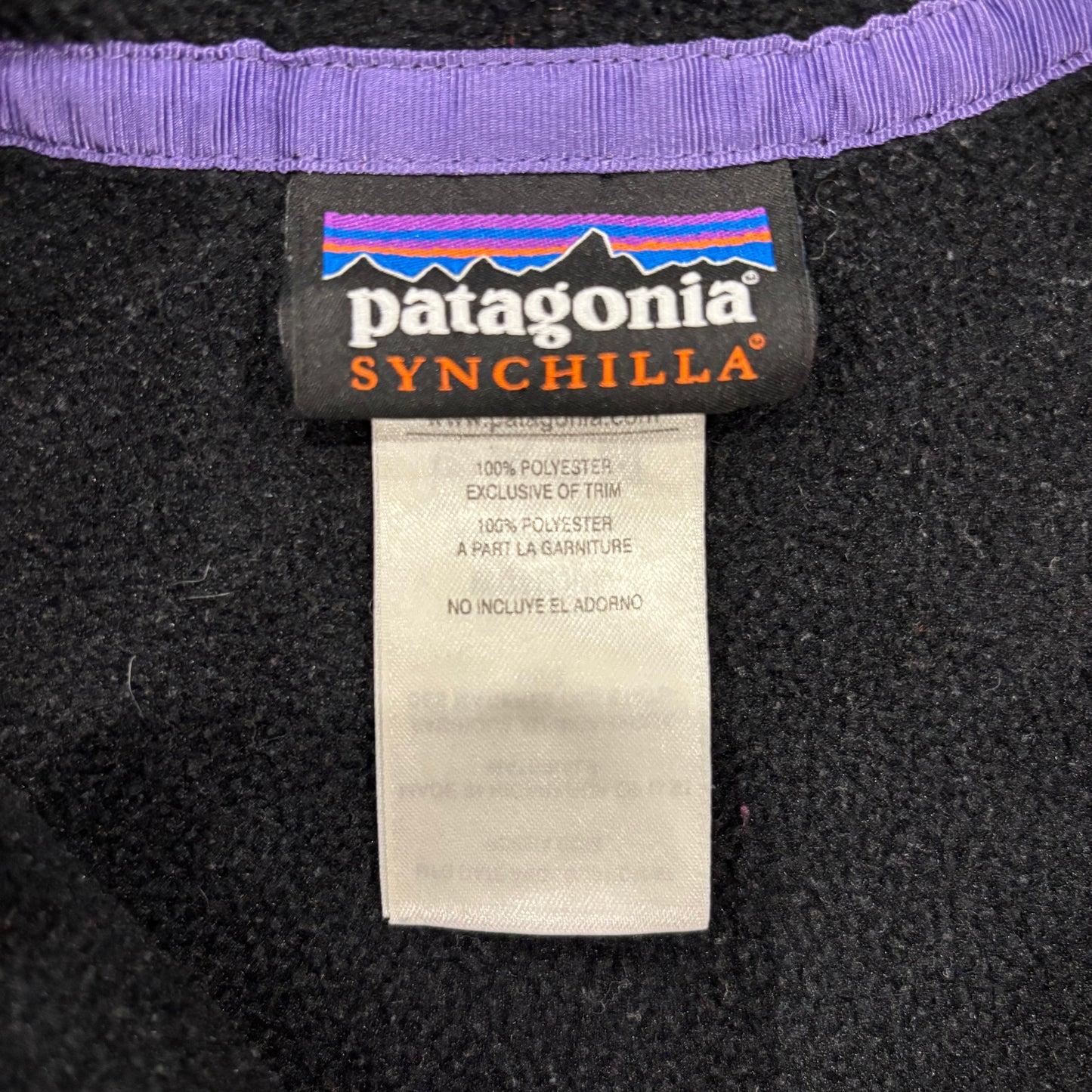 Patagonia パタゴニア スナップT フリース 黒 ウィメンズM /A8891F-SO