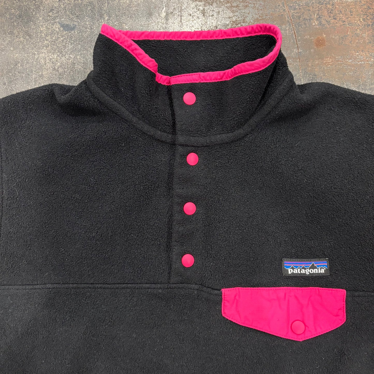 Patagonia パタゴニア スナップT フリース 黒 ウィメンズM /A8891F-SO