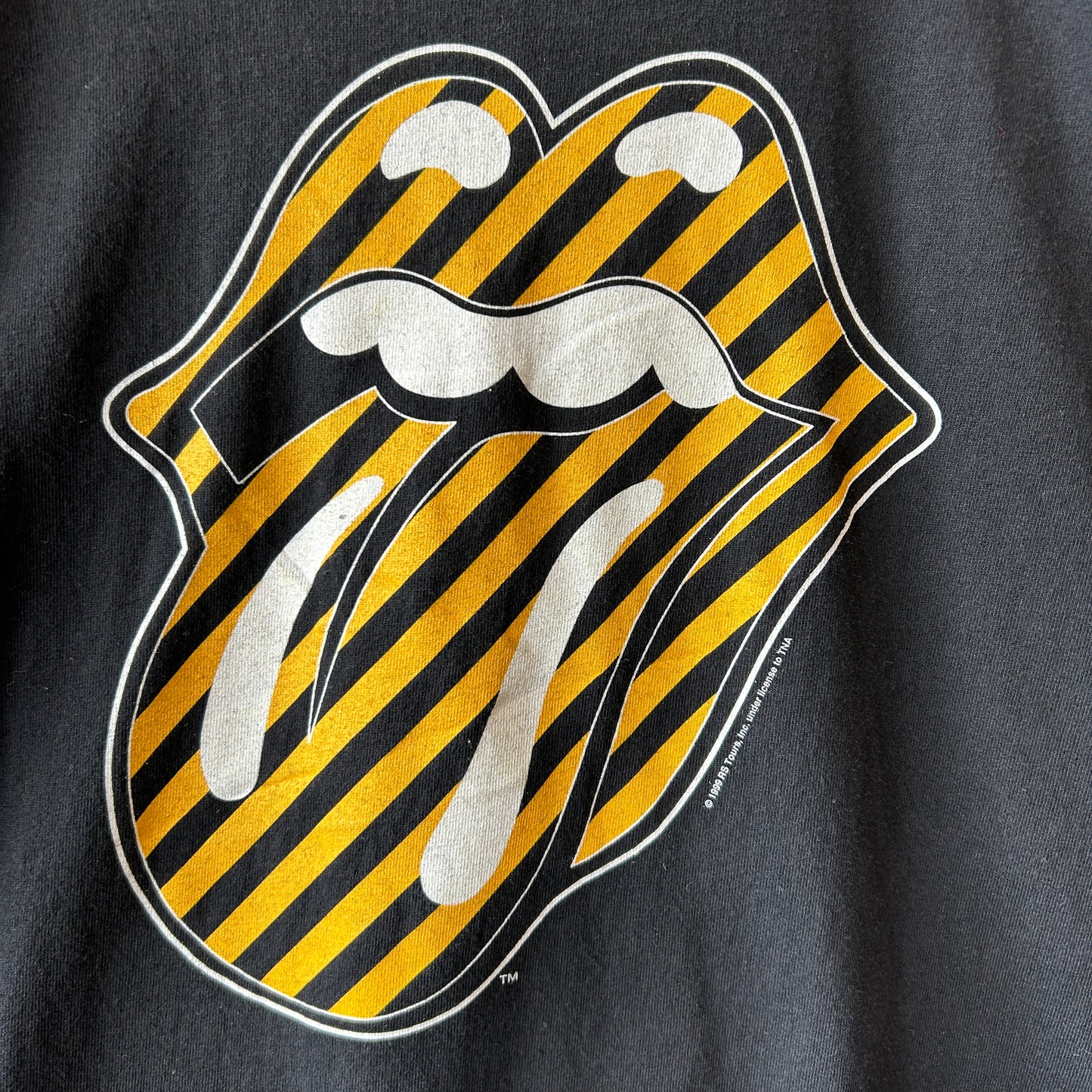 90's Rolling Stones ローリング・ストーンズ No Security '99ツアーTシャツ 黒(L)/C1074T-SO
