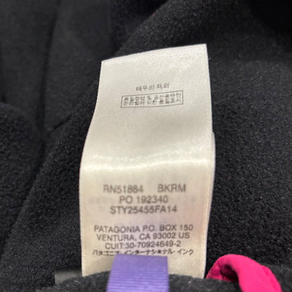 Patagonia パタゴニア スナップT フリース 黒 ウィメンズM /A8891F-SO