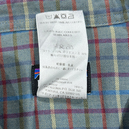 00's Patagonia パタゴニア "Backshot Shirt" ライトネルシャツ (L)/A8516SH-SO